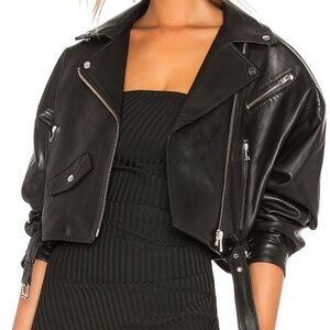 Lamarque Dylan black leather jacket XS
